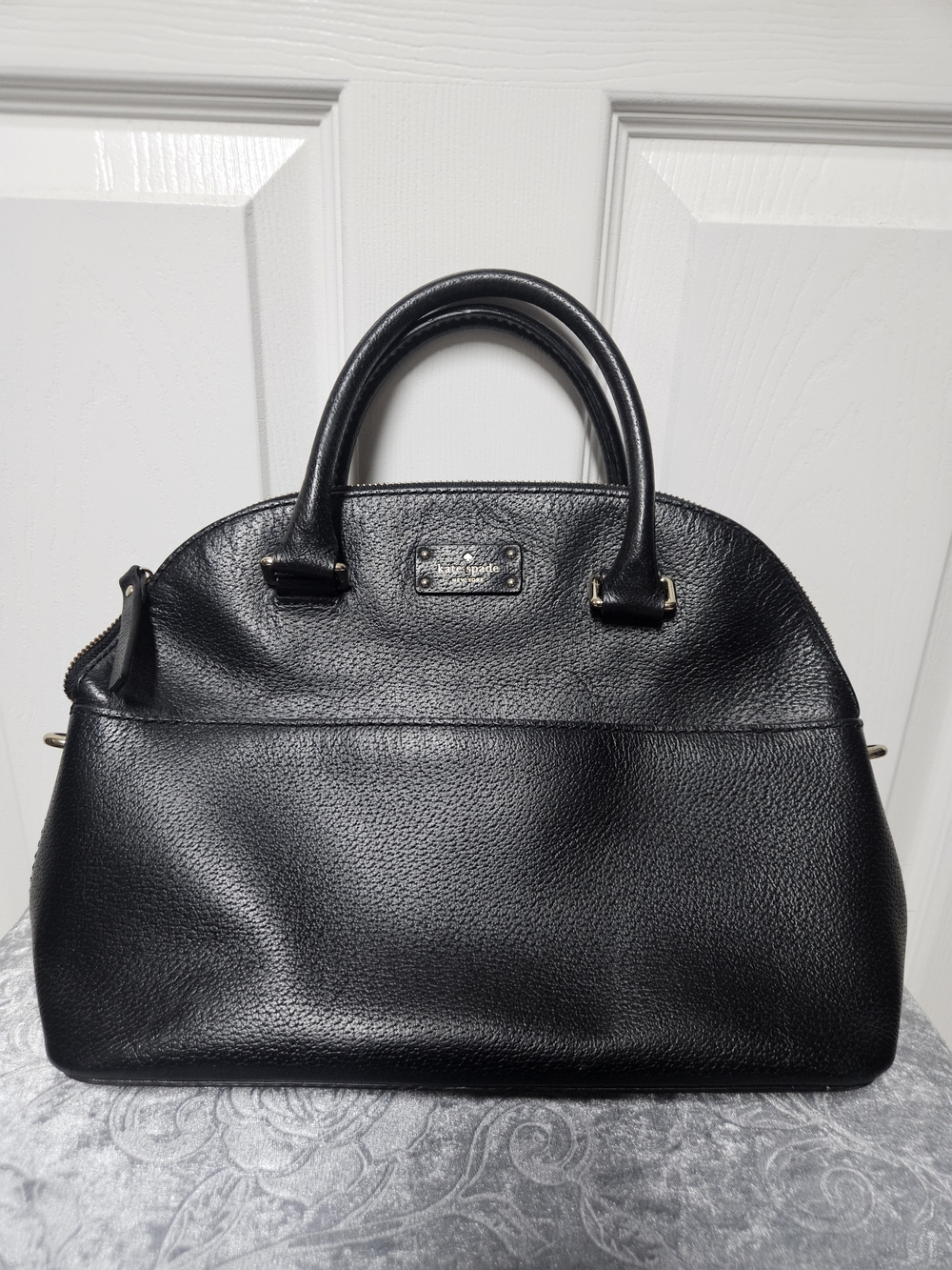 Kate Spade Black Leather Satchel